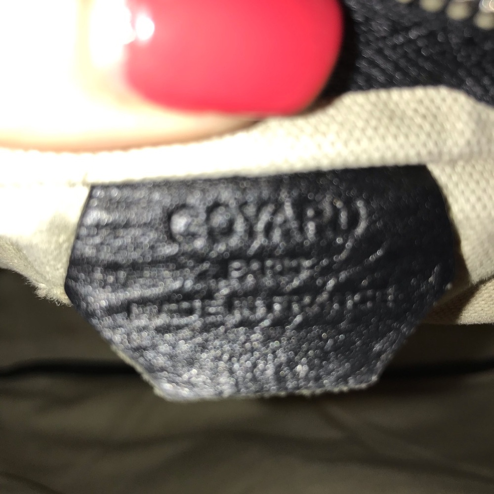 Goyard fidji hobo black, tan trade only - Picture 2 of 8